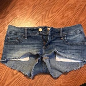 Frayed Jean shorts